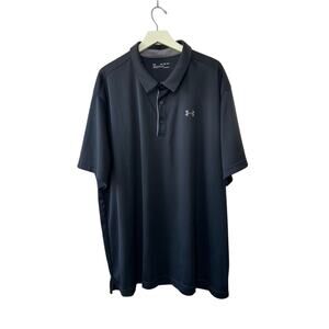 Nike Dri-Fit Black Short Sleeve Polo Shirt Men's XL New